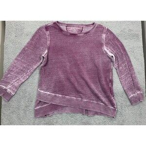Women's Calvin Klein XXL Vintage Design Distressed Pull-on Sweater Longsleeve